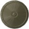 Ekena Millwork Shakuras Ceiling Medallion (Fits Canopies up to 5"), Hand-Painted Painted Turtle, 24"OD x 3"P CM24SHPTF - alternate 1
